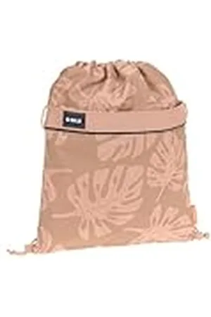 LÄSSIG Bold LÄSSIG Bolsa de Deporte Infantil con función de Mochila/School String Bag Bold Leaves Caramel
