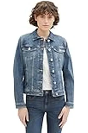 TOM TAILOR 1041047 Chaqueta de Jean, , XL para Mujer