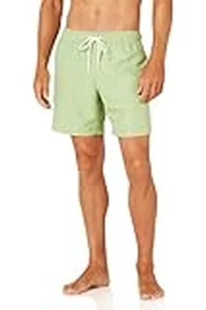 Amazon Bañador de Secado Rápido de 18 Cm - colores interrumpidos Hombre, , XS