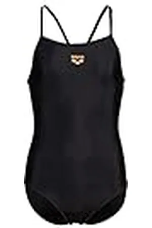Arena Feel Light Drop Back Solid Bañador de Una Pieza para Niña, Bañador Deportivo de Secado Rápido en 100% Poliéster Reciclado y Resistencia al Cloro