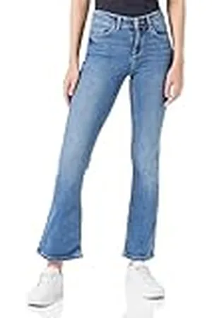 VERO MODA Vmflash Mr Flared Jeans Li347 Noos Pantalones Vaqueros, , XL x 32L para Mujer
