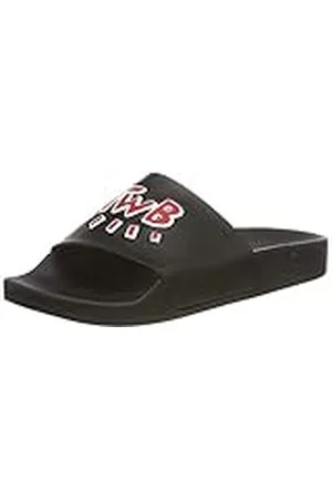THE WHITE BRAND Love TWB 3D, Sandalias con Punta Abierta Unisex niño, Negro (Black/Red), 31 EU