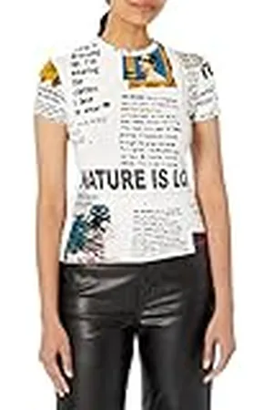 Desigual TS_Newspaper 1000 Camiseta, , M para Mujer