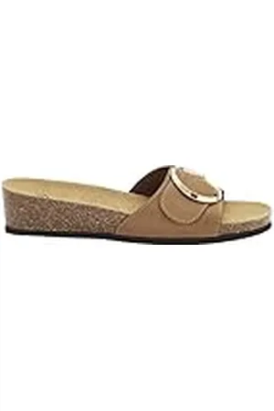 Scholl Amalfi Mule, Sandalia Mujer, Brown, 41 EU