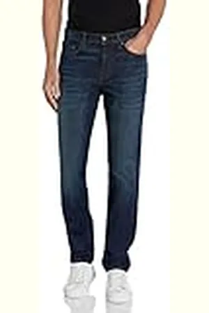 Amazon Vaqueros Rectos Elásticos y Ajustados (Previamente Goodthreads) Hombre, , 33W / 28L