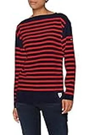 Armor.lux Marinière ML Brest Camiseta, , L para Mujer