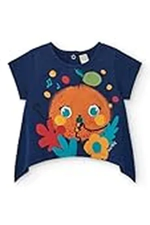 Tuc Tuc Camiseta Azul con Estampado de Fruta Cantante para niña de la colección Music Up (Talla 4 años)