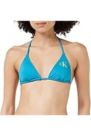 Calvin Klein Mujer Parte Superior de Bikini de Triángulo con Relleno, , S