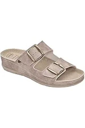 Scholl Aberdeen, Sandalia Mujer, 40 EU Ancho