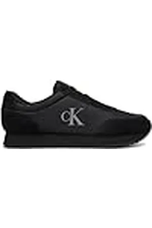 Calvin Klein Jeans RETRO RUNNER ICONIC SNK Zapatillas deportivas Hombre, Negro (Triple Black), 46 EU