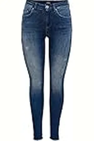 ONLY ONLBLUSH Life Mid SK ANK Raw REA811 Noos Jeans, , S / 30 De Las Mujeres