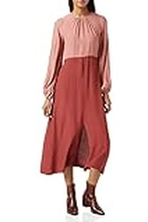 Closet D6344 Vestido Informal, Ladrillo, 40 para Mujer