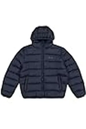 Champion Legacy Outdoor (220342) -WR Light Nylon Cirè 35gr Tonal Script Logo Hooded Chaqueta, , M para Hombre