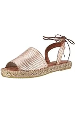 Pieces® Pslilo Leather Espadrillos, Alpargatas Mujer, Rosa (Cameo Rose), 41 EU