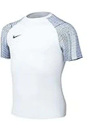 Nike Unisex Niños Camiseta de Fútbol de Manga Corta Y Nk Df Academy Jsy Ss, Blanco y Azul Real, DH8369-102, S