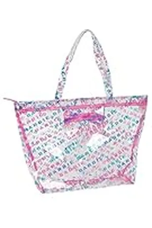 Safta BARBIE LOGOMANIA - Bolso Shopping, Bolso de Mujer, Shopping Bag, Cómodo y Versátil, Calidad y Resistencia, 54x17x35 cm, Color