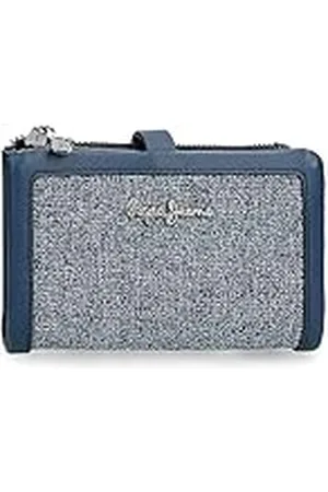 Pepe Jeans Maddie Cartera con Tarjetero 14,5x9x2 cms Poliéster con detalles en Piel Sintética