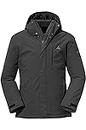 Schöffel Aislada Bastianisee M Invierno Funcional con Capucha extraíble, Chaqueta Impermeable y Cortavientos para Exteriores de 4 direcciones, Hombre, , 50