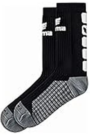 Erima 2181918 Calcetines, Unisex niños, Negro/Blanco, 31-34