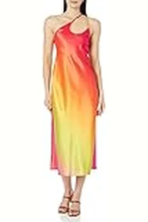 THE DROP Vestido Lencero para Mujer, Ashley, Asimétrico, , 3XL Grande