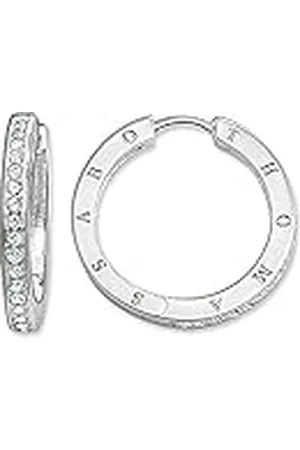 Thomas Sabo Pendientes de Aro de con Circonitas, de Ley 925 cr528 – 051 – 14