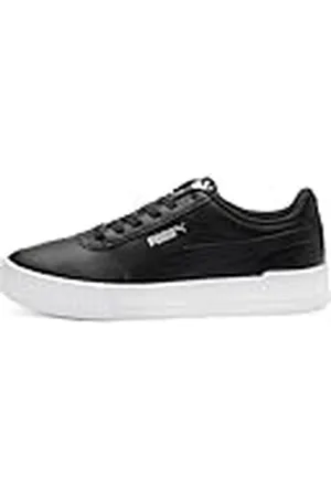 PUMA Carina L, Sneakers Mujer, Black White Silver, 37 EU
