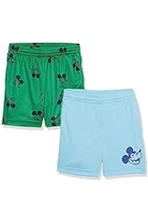 Amazon Disney | Marvel | Star Wars Pantalones Cortos de Malla para Baloncesto Niño, Pack de 2, , 10 años