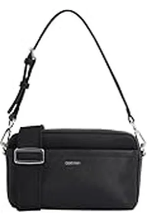 Calvin Klein Bolso bandolera Mujer Must Camera Bag Mono con correa ancha, Negro (Ck Black), Talla Única