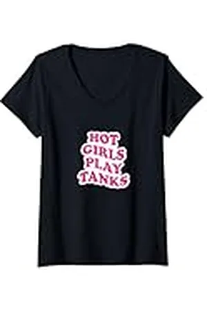 Fantasy Mujer Chicas Calientes Jugar Tanques Camiseta Cuello V