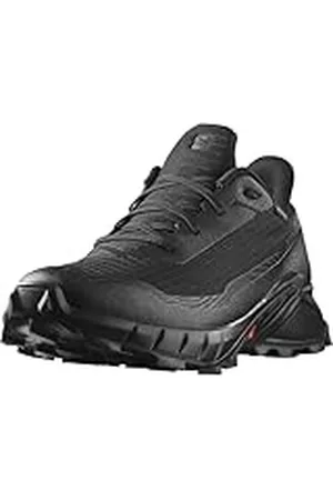 Salomon Alphacross 5 Gore-Tex Zapatillas Impermeables de Trail Running para Hombre, Agarre potente, Protección frente al agua y el clima, Comodidad duradera, Black, 42 2/3
