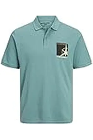 JACK & JONES Jcoconrad SS Fst-Polo, Trellis, L para Hombre