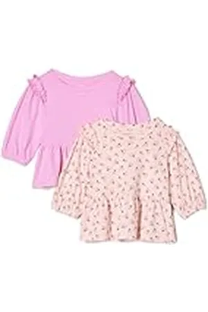 Amazon X Sofia Grainge Top de Punto con Mangas 3/4 Bebé Niña, Pack de 2, , 0-3 Meses