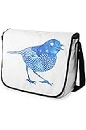Bonamaison Bolsa de Mensajero con Estampado Digital con Correa Negra para Estudiantes, Bolsa de Cuerpo Cruzado, Bolsa de mensajería, Bolsa de Hombro para niños, niñas, niños, tamaño: 29 x 36 cm