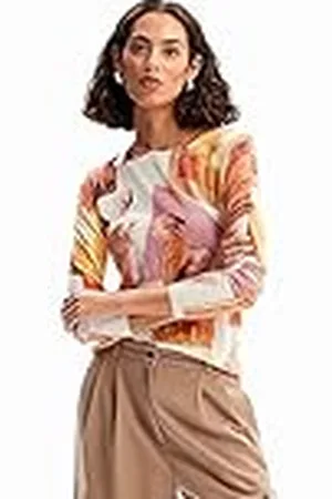 Desigual Jersey_fotina_Pull Sudadera, , XL para Mujer