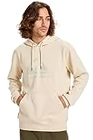 Quiksilver Sudadera de Forro Polar con Capucha para Hombre, Color Blanco