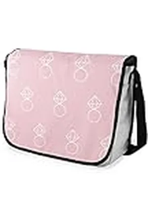 Bonamaison Bolsa de Mensajero con Estampado Digital con Correa Negra para Estudiantes, Bolsa de Cuerpo Cruzado, Bolsa de mensajería, Bolsa de Hombro para niños, niñas, niños, tamaño: 29 x 36 cm