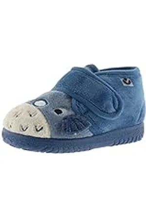 victoria Zapatillas de casa Unisex Ojalá Pelo Animalitos & Tira Adherente & Suela Al Tono 105119 para Niños 23