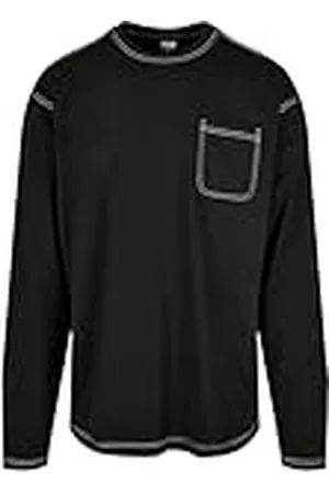 Urban classics Heavy Oversized Contrast Stitch Longsleeve Camiseta Hombre, , M