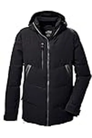 Killtec Hombre Chaqueta acolchada/chaqueta funcional con capucha KOW 1 MN QLTD JCKT, schwarz, M, 41837-000