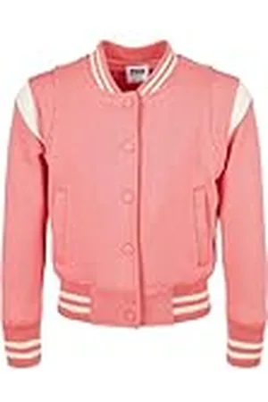 Urban classics Girls Inset College Sweat Jacket Chaqueta, , 158/164 cm para Niñas