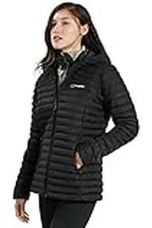 Berghaus Nula - Chaqueta térmica micro sintética para mujer, Mujer, Chaqueta aislada, 4A000780, negro / negro, 42