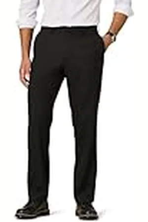 Amazon Pantalón de Vestir Elástico Resistente a Las Arrugas y con Corte Clásico Hombre, , 30W / 29L