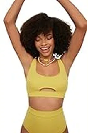 Trendyol Recortes detallados en la Parte Superior del Bikini con Cuello, , 38 para Mujer