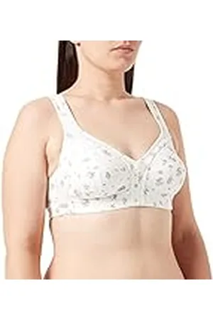 Susa 8001-Sujetador Mujer Sujetador sin Aros, Opaco, Estampado De Champán, 110C