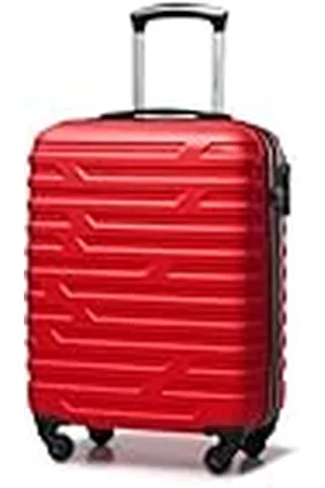 Wittchen Maleta de Viaje Equipaje de Mano Maleta de Cabina Maleta de ABS con 4 Ruedas giratorias Cerradura de combinación Asa telescópica A-Line II Line Tamaño S