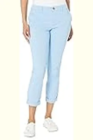 Tommy Hilfiger Pantalón Chino Hampton de Ajuste Relajado (Talla estándar y Grande), , 34 para Mujer