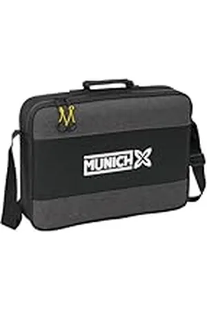 Safta M385 612500385, Munich Topo-Cartera Extraescolares, Maletín Portatodo, Bandolera, Cómoda y Versátil, Calidad y Resistencia, 38x6x28 cm, Color Unisex niños, , M