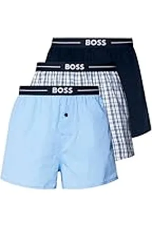 HUGO BOSS 3P Woven Boxer Pijama_Corto, , M para Hombre