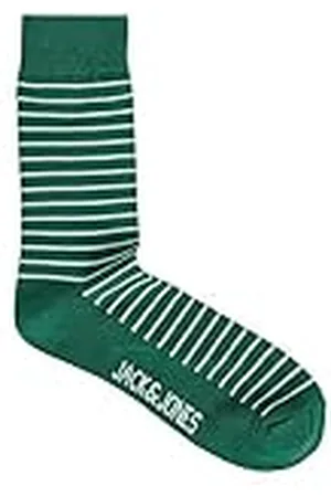 JACK & JONES Jackay Stripe Sock Noos Calcetines, Aventurina, Talla única Hombre