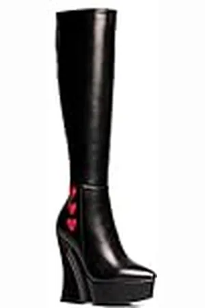Lamoda Love Potion Wide Fit, Botas Altas hasta la Rodilla Mujer, Color , 37 EU